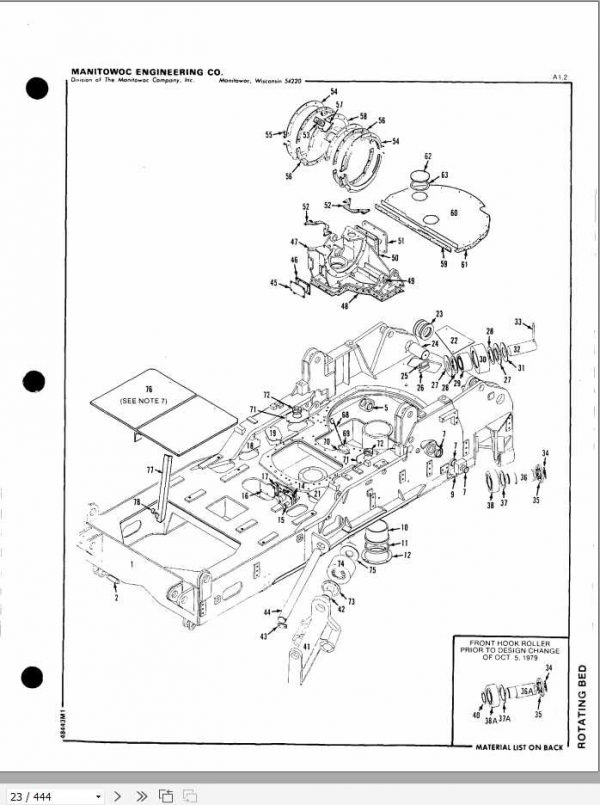 Manitowoc Cranes 4100W 41508 PM 12 01 2008 Spare Parts Manual PDF 2