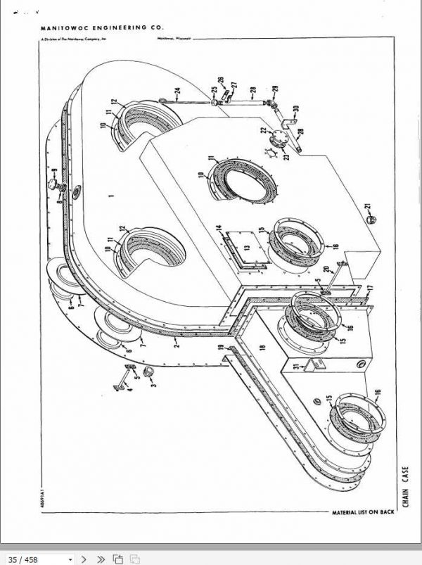 Manitowoc Cranes 4100W 41526 PM 01 06 2006 Spare Parts Manual PDF 2