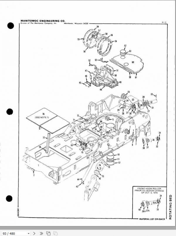 Manitowoc Cranes 4100W 41559 PM 07 11 2003 Spare Parts Manual PDF 2 1