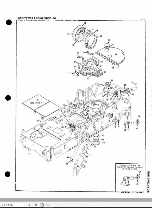 Manitowoc Cranes 4100W 41569 PM 12 12 2006 Spare Parts Manual PDF 2 1