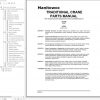 Manitowoc Cranes 4100W 41742 PM 03 25 2019 Spare Parts Manual PDF 1