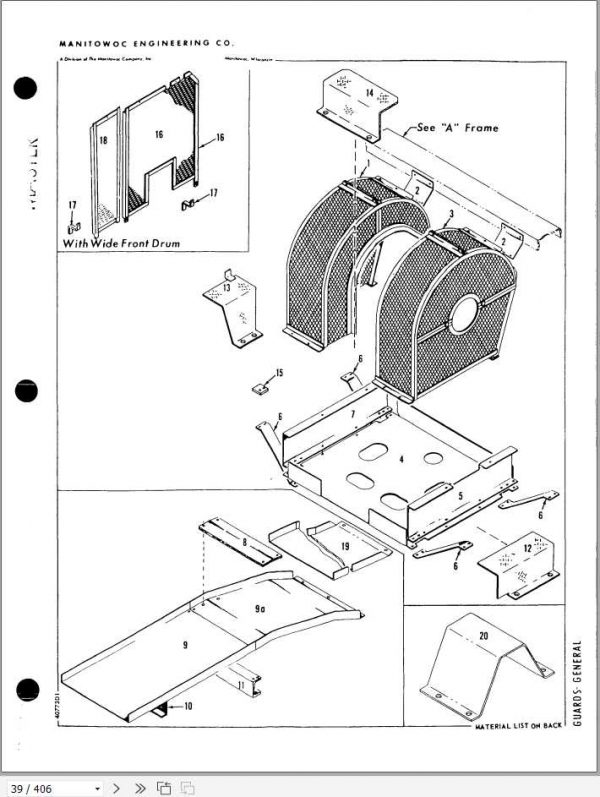 Manitowoc Cranes 4600 46008 PM 05 26 2004 Spare Parts Manual PDF 2
