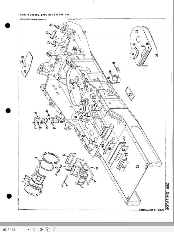 Manitowoc Cranes 4600 46098 PM 06 22 2004 Spare Parts Manual PDF 2