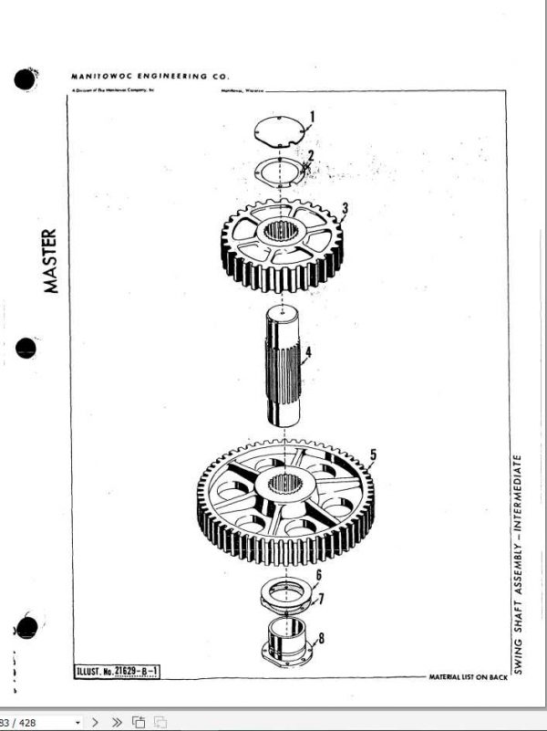 Manitowoc Cranes 4600 46116 PM 06 01 2007 Spare Parts Manual PDF 2