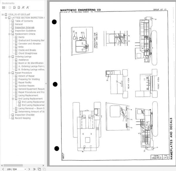 Manitowoc Cranes 4600 46134 PM 07 17 2014 Spare Parts Manual PDF 2