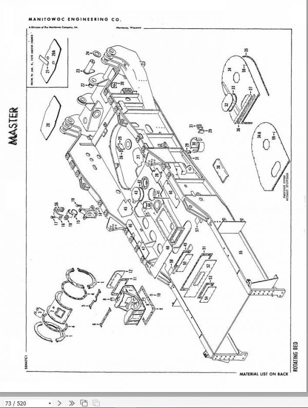 Manitowoc Cranes 4600 46165 PM 09 22 2005 Spare Parts Manual PDF 2