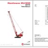 Manitowoc Cranes MLC650 PM 604726 Spare Parts Manual PDF 1