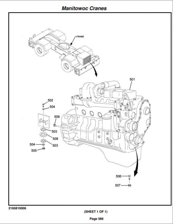 Manitowoc Cranes PM 222089 001 RT650E Spare Parts Manual PDF 2