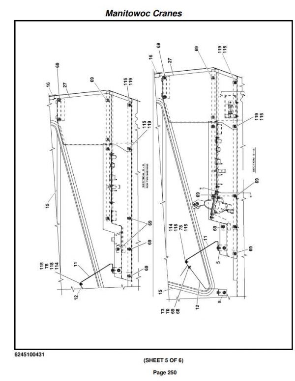 Manitowoc Cranes PM 223653 000 TMS500E Spare Parts Manual PDF 2