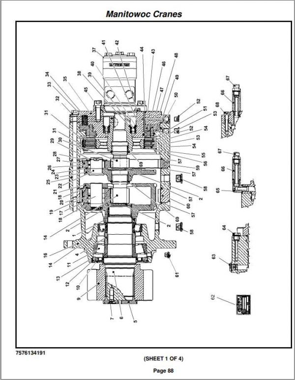 Manitowoc Cranes PM 224070 002 RT530E Spare Parts Manual PDF 3