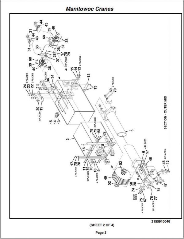 Manitowoc Cranes PM 224279 000 RT530E Spare Parts Manual PDF 2