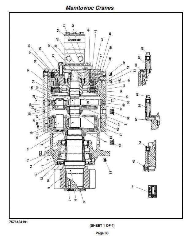 Manitowoc Cranes PM 224403 000 RT530E Spare Parts Manual PDF 2