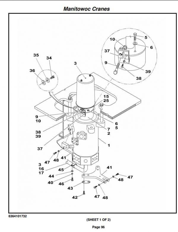 Manitowoc Cranes PM 224784 001 RT530E Spare Parts Manual PDF 2