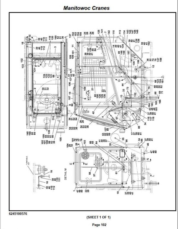 Manitowoc Cranes PM 225285 001 RT530E Spare Parts Manual PDF 2