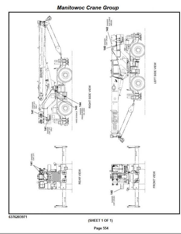 Manitowoc Cranes PM 225773 001 RT530E Spare Parts Manual PDF 3