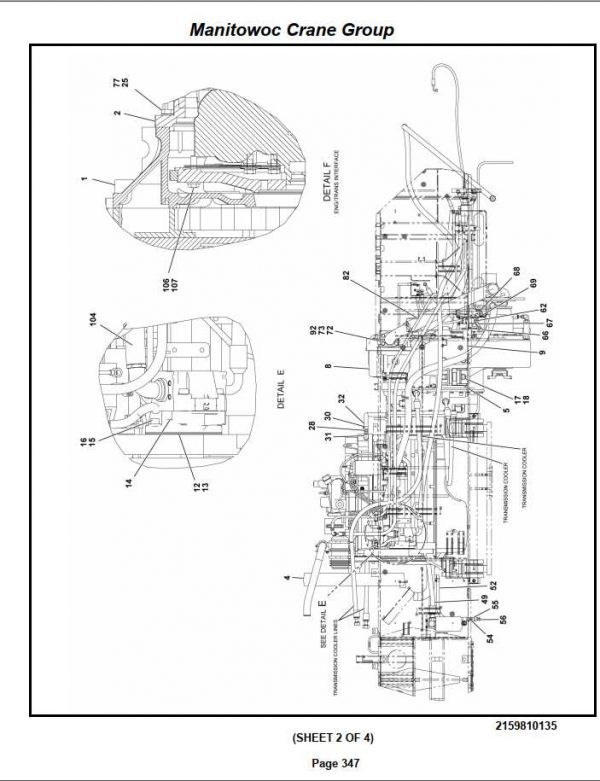 Manitowoc Cranes PM 226221 001 RT535E 35 TON Spare Parts Manual PDF 2