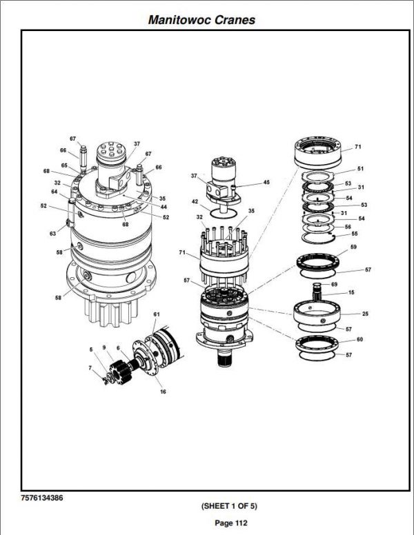 Manitowoc Cranes PM 226709 000 RT530E 2 Spare Parts Manual PDF 2