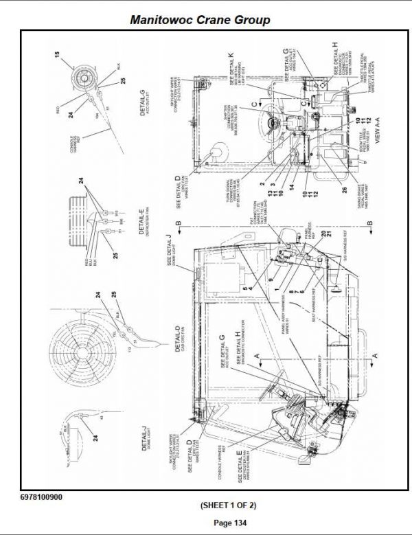 Manitowoc Cranes PM 226954 001 RT540E 40 TON Spare Parts Manual PDF 2