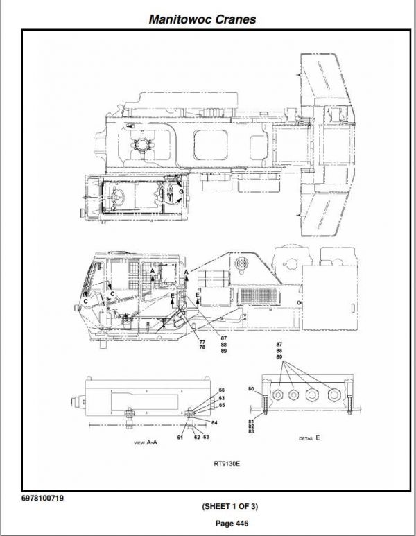 Manitowoc Cranes PM 227461 001 RT9000E Spare Parts Manual PDF 3