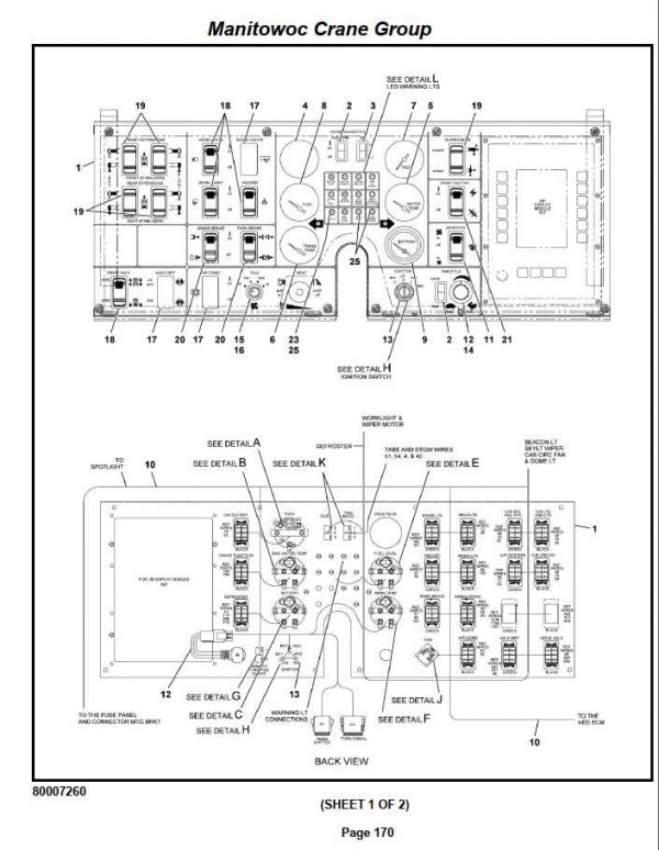 Manitowoc Cranes PM 228571 001 RT650E Spare Parts Manual PDF 2