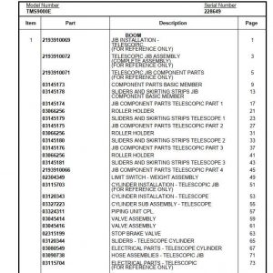 Manitowoc Cranes PM 228649 004 TMS9000E Spare Parts Manual PDF 1
