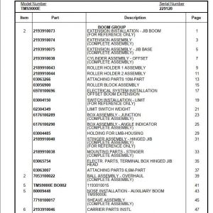 Manitowoc Cranes PM 229120 002 TMS9000E Spare Parts Manual PDF 1 1