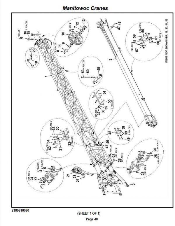 Manitowoc Cranes PM 231102 000 RT890E3 Spare Parts Manual PDF 3