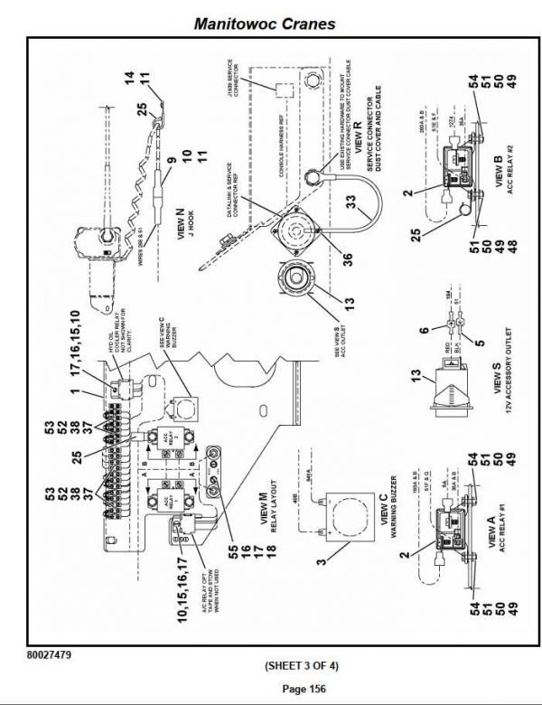 Manitowoc Cranes PM 231445 001 RT650E Spare Parts Manual PDF 2