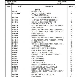 Manitowoc Cranes PM 231919 002 TMS9000E Spare Parts Manual PDF 1