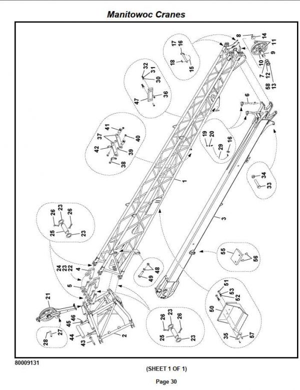 Manitowoc Cranes PM 231985 003 RT880E Spare Parts Manual PDF 2