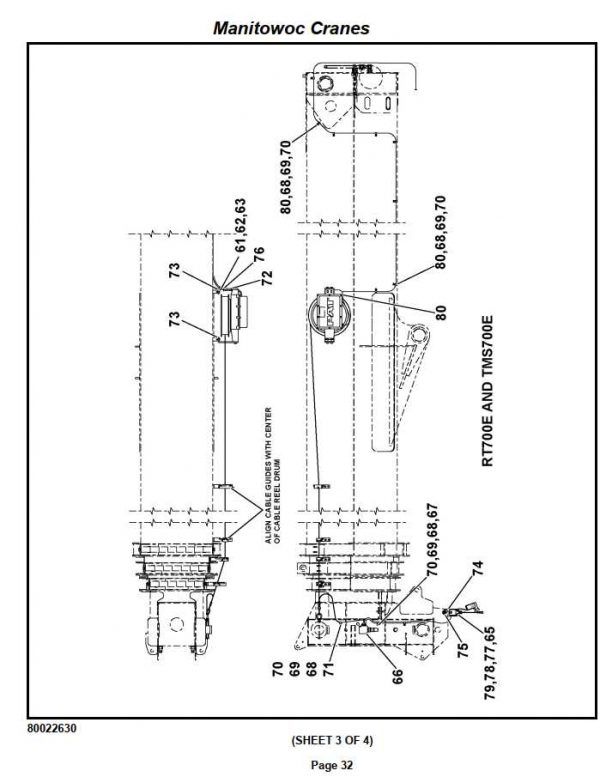 Manitowoc Cranes PM 233429 000 RT530E 2 30 TON Spare Parts Manual PDF 2