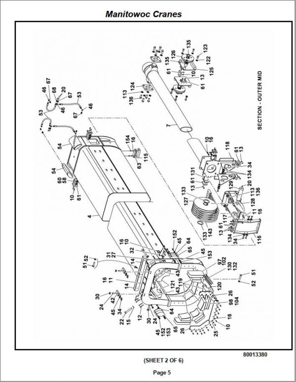 Manitowoc Cranes PM 233685 001 RT890E Spare Parts Manual PDF 2
