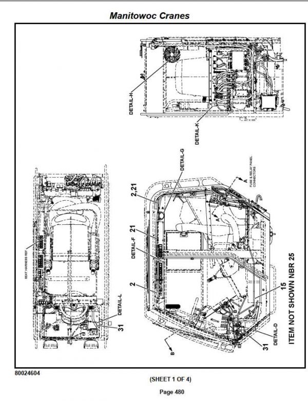 Manitowoc Cranes PM 233685 001 RT890E Spare Parts Manual PDF 3