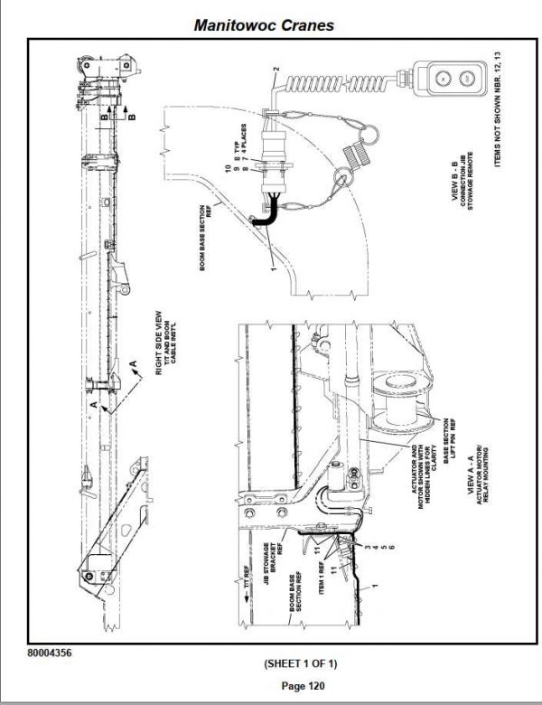 Manitowoc Cranes PM 234419 001 RT880E Spare Parts Manual PDF 2