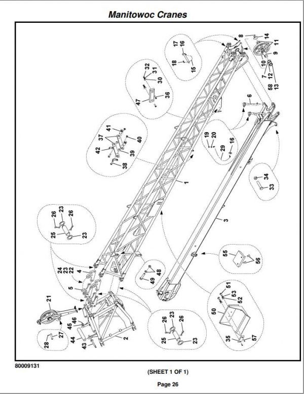Manitowoc Cranes PM 234816 000 RT880E4 Spare Parts Manual PDF 2