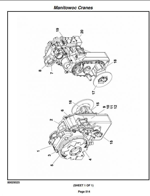 Manitowoc Cranes PM 235565 002 RT540E Spare Parts Manual PDF 3