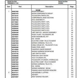 Manitowoc Cranes PM 235962 002 TMS9000 2 Spare Parts Manual PDF 1 1