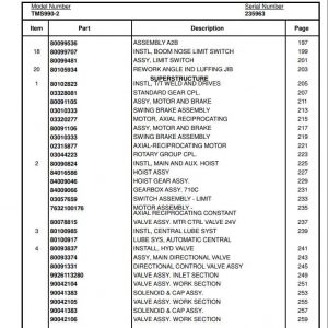 Manitowoc Cranes PM 235963 001 TMS990 2 Spare Parts Manual PDF 1