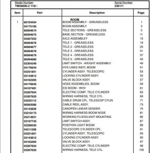 Manitowoc Cranes PM 236111 004 TMS9000 2 Spare Parts Manual PDF 1
