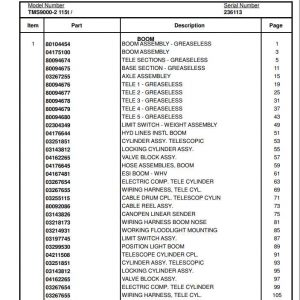 Manitowoc Cranes PM 236113 002 TMS9000 2 Spare Parts Manual PDF 1