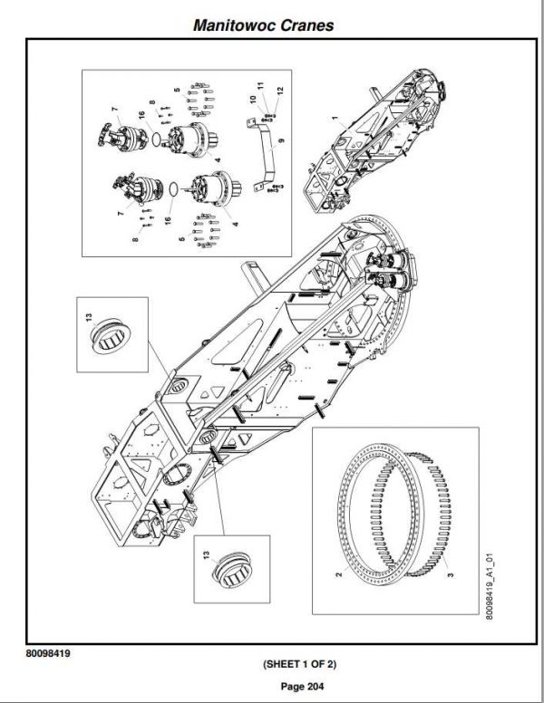 Manitowoc Cranes PM 236126 000 TMS9000 2 Spare Parts Manual PDF 3