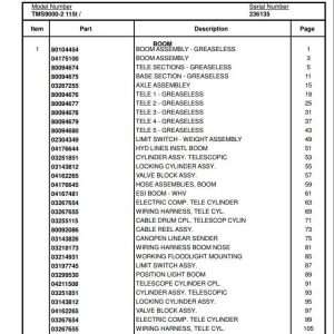 Manitowoc Cranes PM 236135 001 TMS9000 2 Spare Parts Manual PDF 1