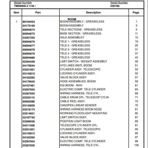 Manitowoc Cranes PM 236186 003 TMS9000 2 Spare Parts Manual PDF 1