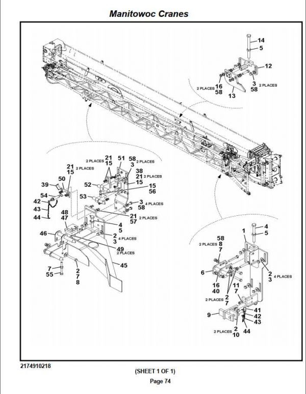 Manitowoc Cranes PM 236193 000 TMS760E13 Spare Parts Manual PDF 2