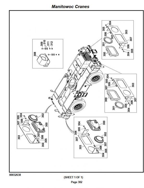 Manitowoc Cranes PM 236260 001 RT540E 40 TON Spare Parts Manual PDF 2