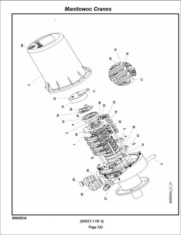 Manitowoc Cranes PM 236271 000 RT540E Spare Parts Manual PDF 2