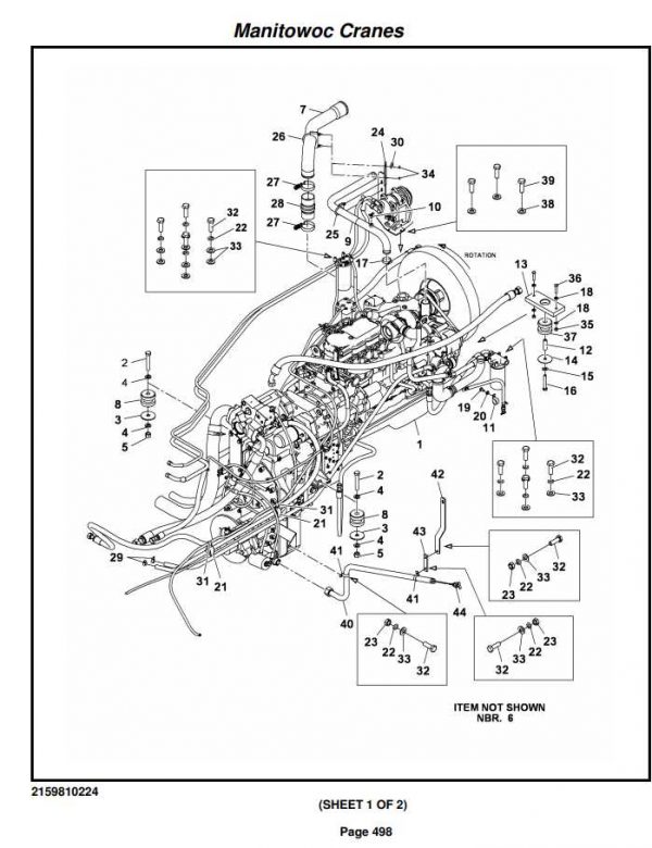 Manitowoc Cranes PM 258057 001 RT530E 2 Spare Parts Manual PDF 2