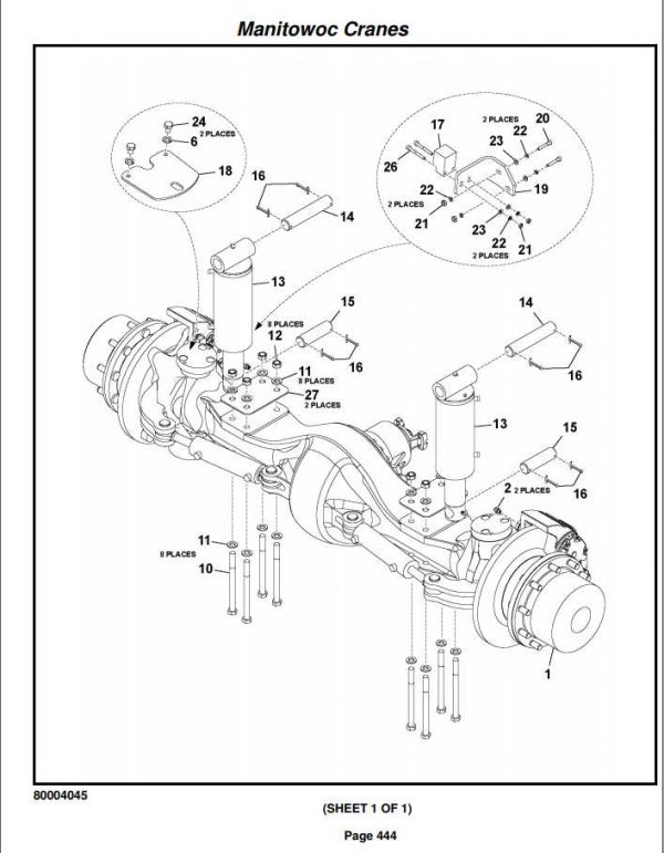 Manitowoc Cranes PM 258087 001 RT530E 2 Spare Parts Manual PDF 3