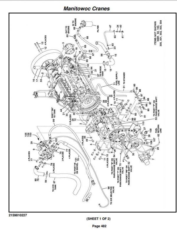 Manitowoc Cranes PM 258106 001 RT530E 2 Spare Parts Manual PDF 3