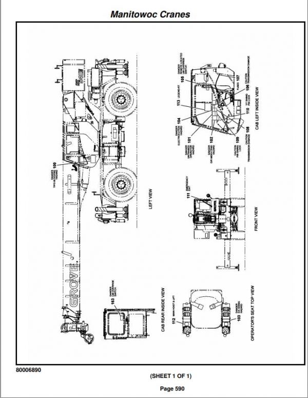 Manitowoc Cranes PM 258107 001 RT530E 2 Spare Parts Manual PDF 3